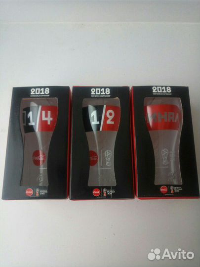 Стаканы Кока-Кола футбол 2018