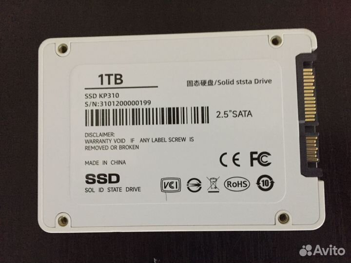 Жесткий диск 1 тб ssd One van новый