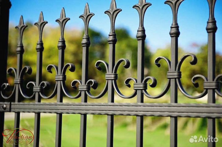 H2Заборы кованные 2D на заказ 2м/h2 p/p pstr
