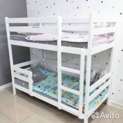 Кровать детская белая