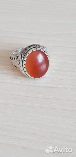 Серебряное кольцо ручной работы