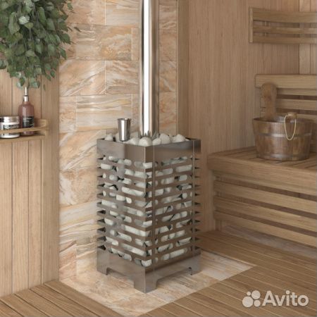 Печь для бани aston 12 inox стекло