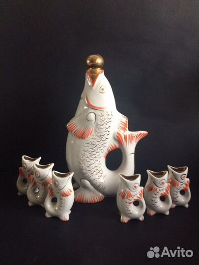 Фарфоровый набор рыбки