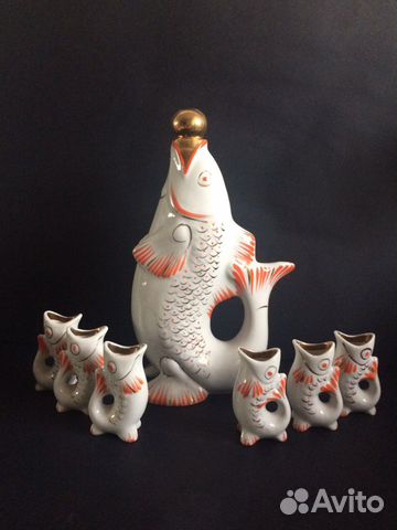 Фарфоровый набор рыбки