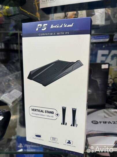 Вертикальная подставка PS5