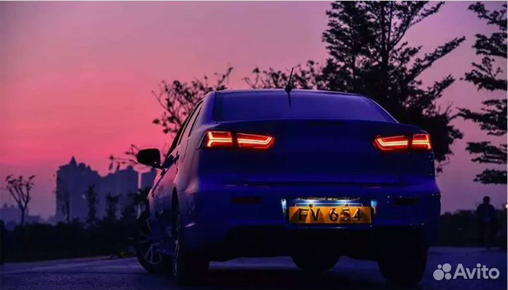 Задние фонари на mitsubishi lancer 10 тюнинг