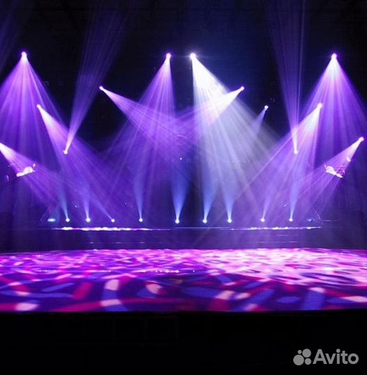 Прокат светового оборудования. Звук. Тяжелый дым