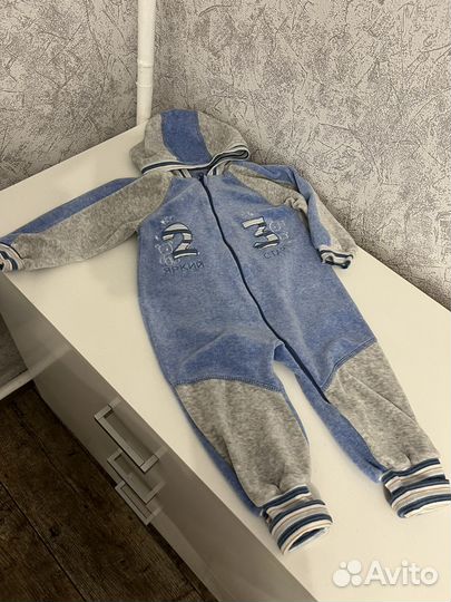 Комбинезон велюровый 80