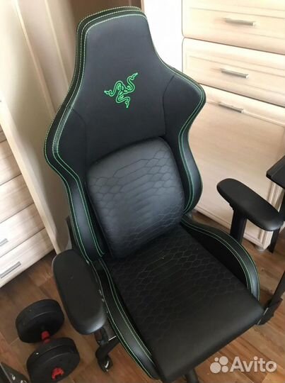 Кресло игровое Razer Iskur X - Black / Green