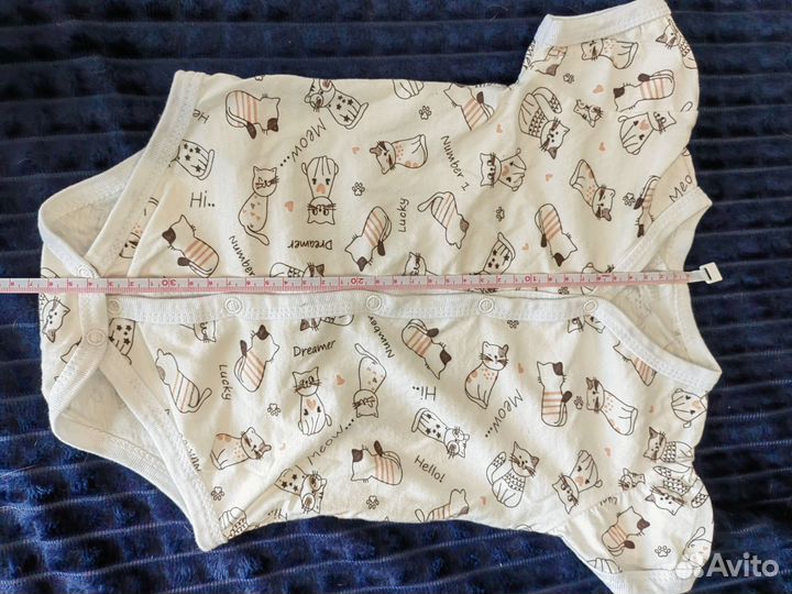 Боди с коротким рукавом 74-80