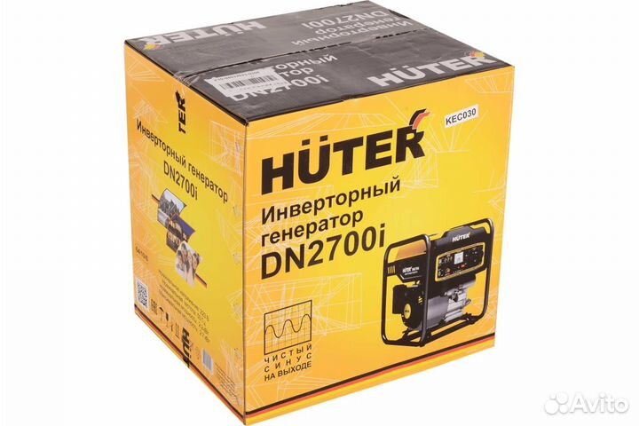 Генератор инверторный huter DN2700i