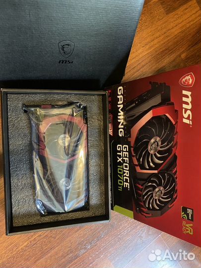 Видеокарта 1070 Ti MSI GeForce GTX gaming