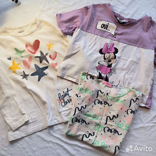 Футболка лонгслив для девочки 134-152