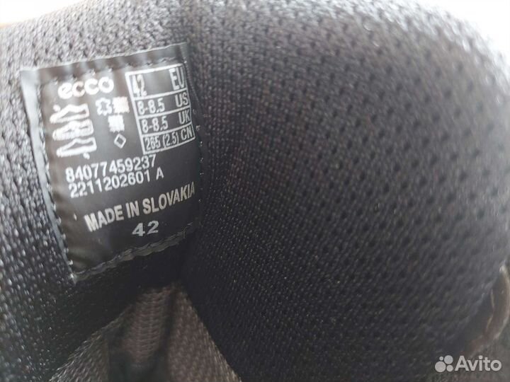 Тактические ботинки берцы Ecco Gore-tex походные