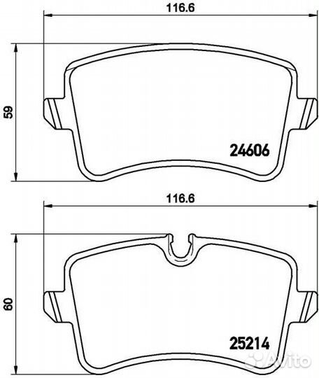 Колодки тормозные дисковые задн. audi A6 (4G2 4GC