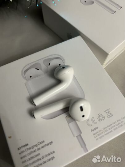 Гарнитура airpods a2032,a2031,a1602 белый