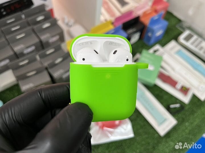 Airpods 2 Premium + чехол