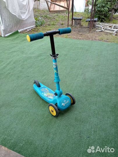 Самокат детский трехколесный бу