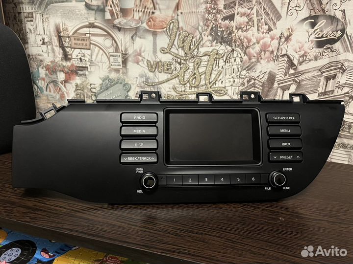 Штатная магнитола Kia Rio 4