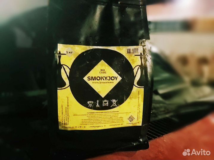 Уголь для кальяна SmokyJoy (ореховый)