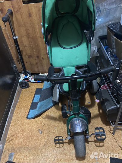 Детский велосипед с ручкой бу