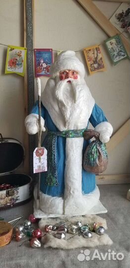 Ватный Дед Мороз и Снегурочка СССР. Авторская ра