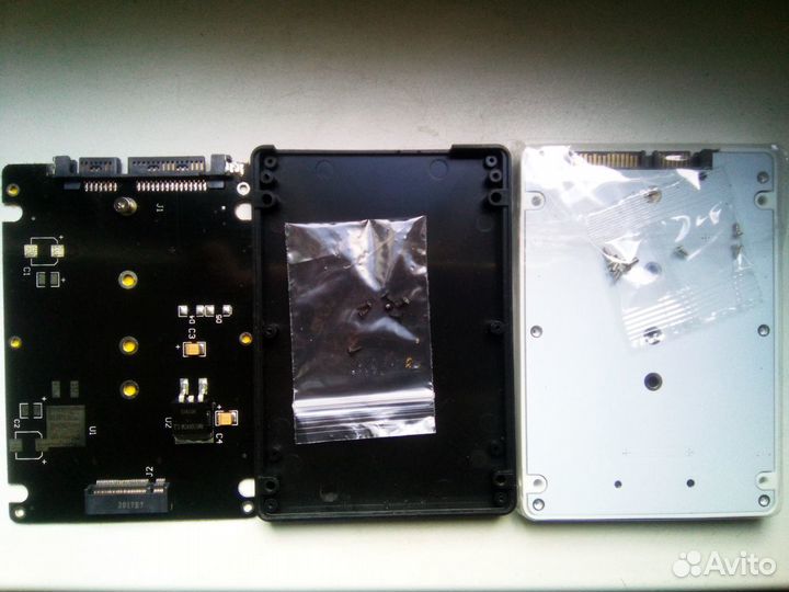 Переходник адаптер M.2 ngff в корпусе 2.5 SATA 3