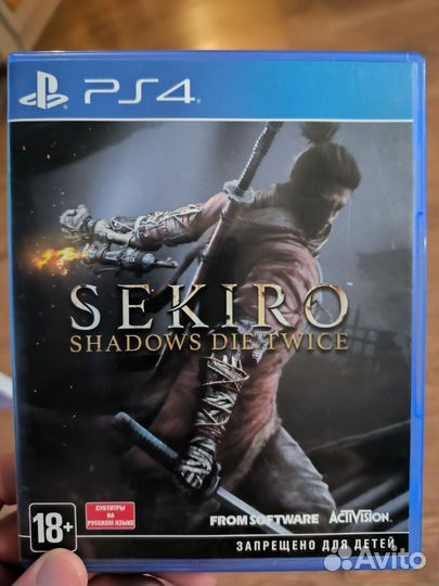 Sekiro shadows die twice ps4 диск