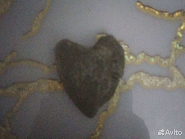 Камень в форме. Сердечка