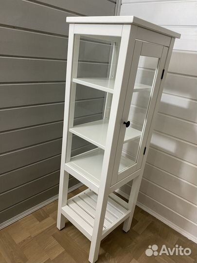 Шкаф со стеклянной дверцей hemnes IKEA