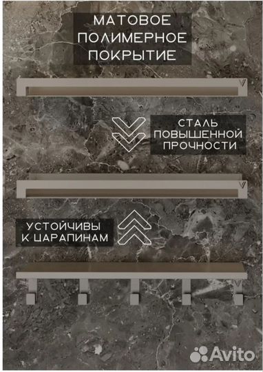 Металлические настенные полки