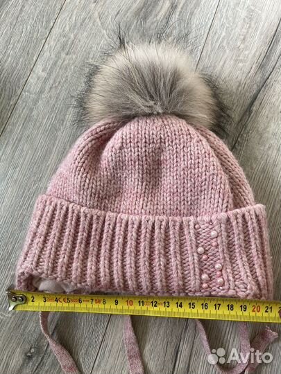 Шапка для девочки р48-50 (на 5 лет)
