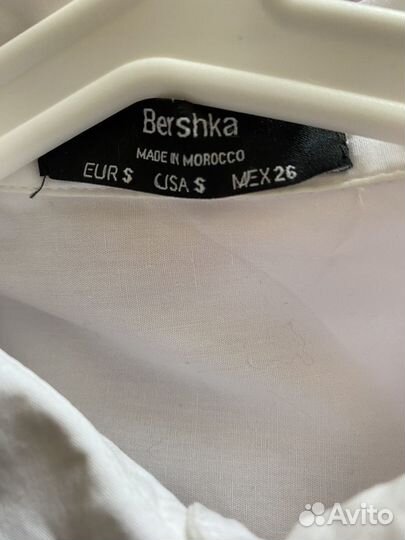 Рубашка удлиненная оверсайз bershka