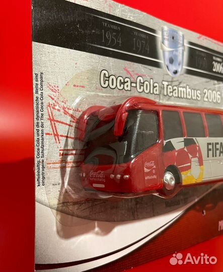 Коллекционный автобус Кока-кола Fifa Чм 2006