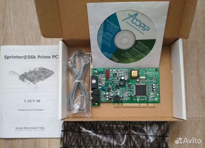 Модем Acorp Fax Modem Sprinter56k Prime PCI