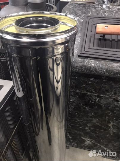 Труба сендвич для дымохода 1.0 мм (в наличии)