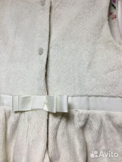 Жилет болеро нарядный Fleole айвори 110 + размер