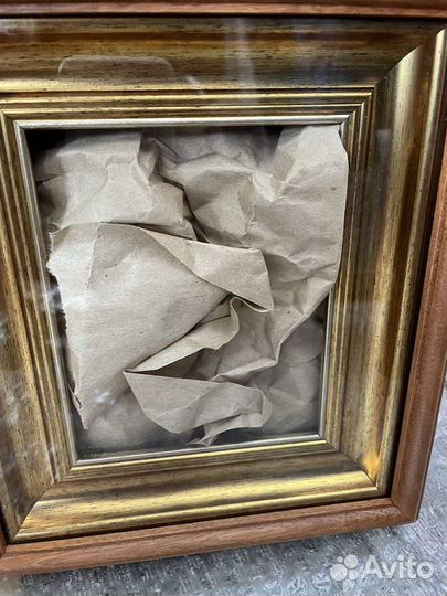 Киот для иконы с рамкой под старое золото