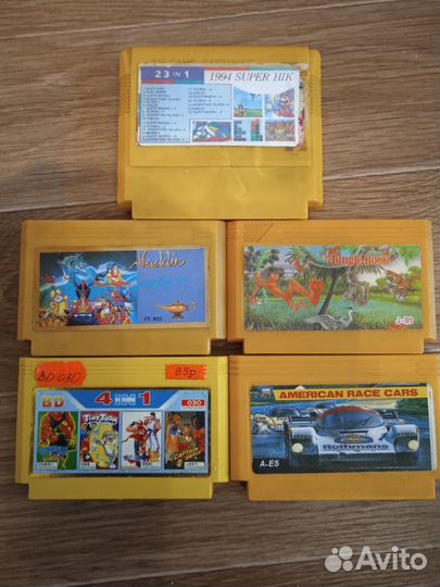 Картриджи dendy из 90х