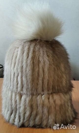 Шапка норковая (на маленькую голову)