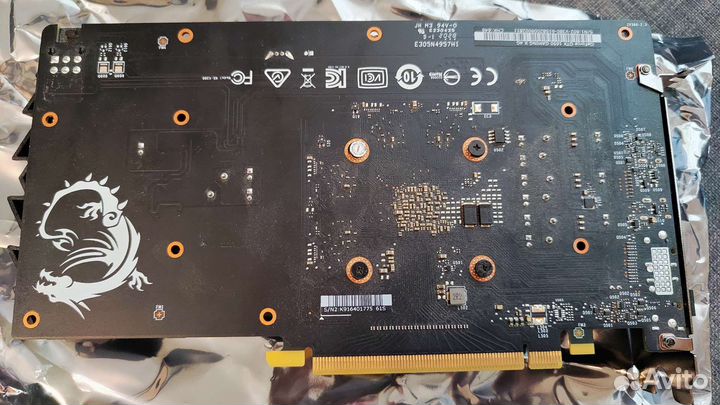 Видеокарта Msi gtx 1650