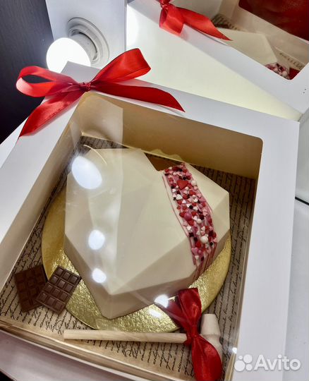 Шоколадное сердце-сюрприз(пиньята с молотком)