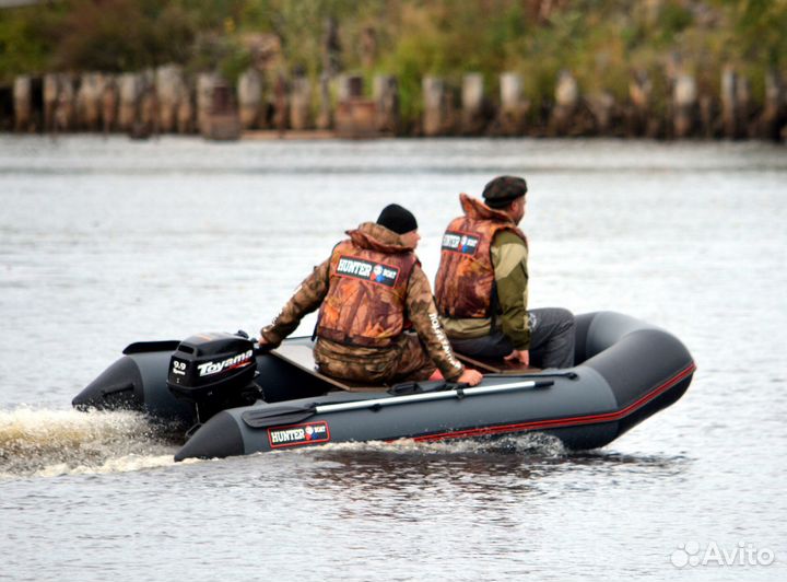 Лодка Хантер 320 лка. Не требует регистрации гимс