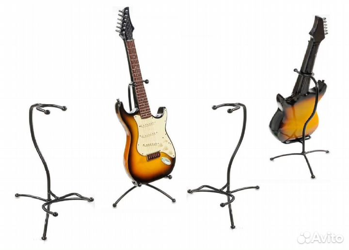 Родные стойки для сувенирных гитар 32см, за 3шт