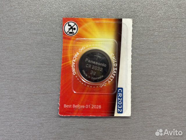 Батарейка Panasonic CR2032 новая 1 шт