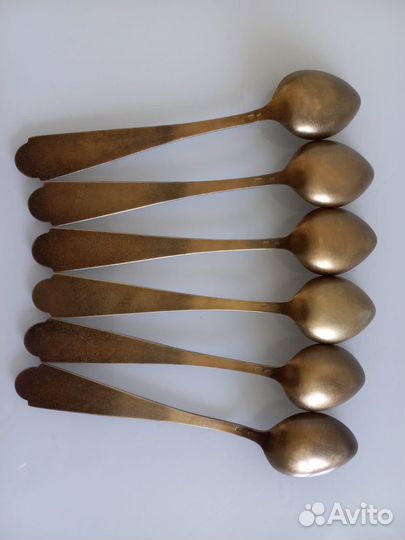 Комплект ложек - серебро 875 - 137 грамм - СССР