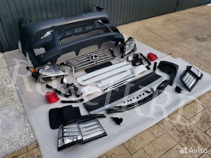 Рестайлинг Lexus LX 570 из 07 в 12-15 полный