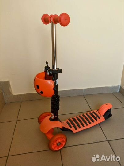 Самокат Божья Коровка 3 в 1