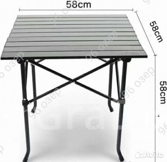Раскладной стол реечный 60 см