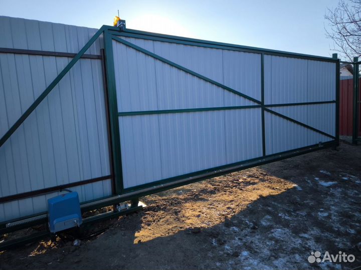 Откатные ворота производство комплектов